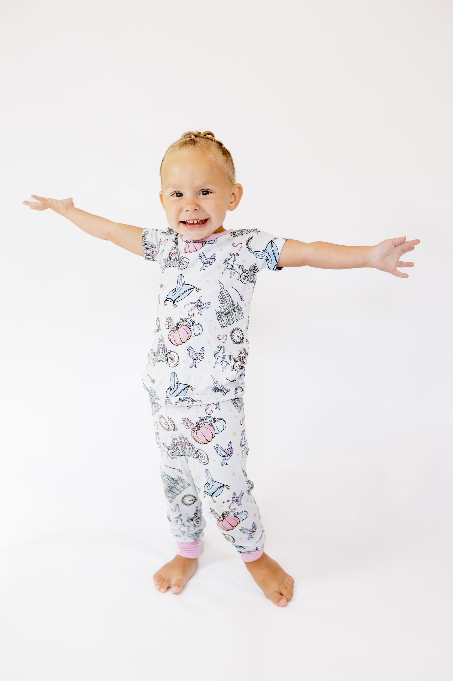 Two-Piece Pajamas:  Midnight Magic Cinderella