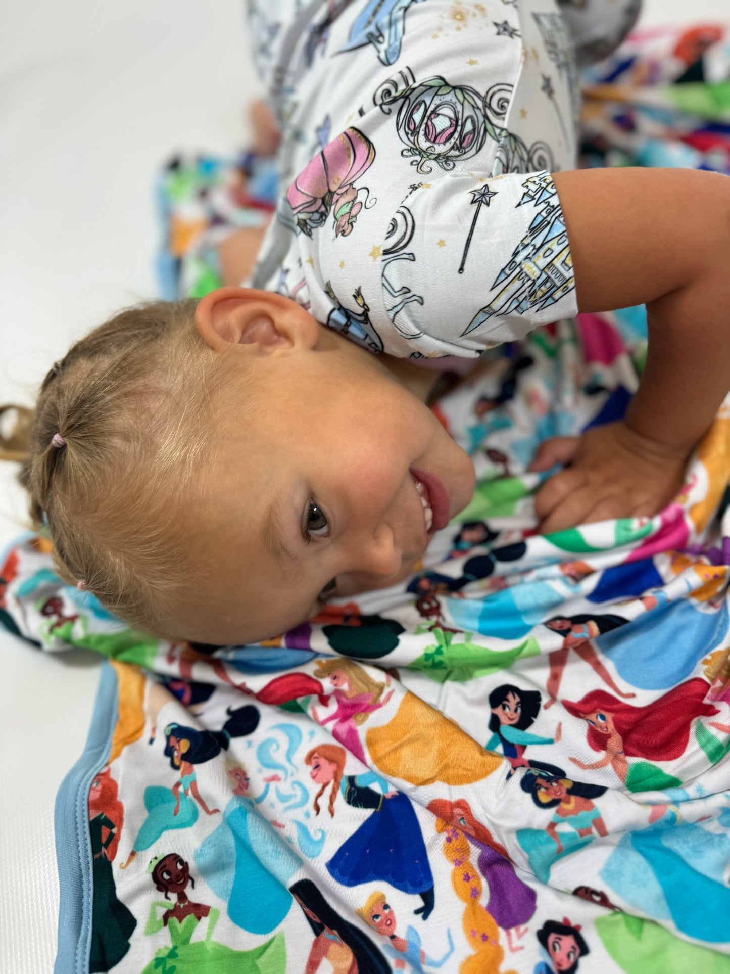 60" x 40" Bamboo Blanket: Princesses and More Princesses