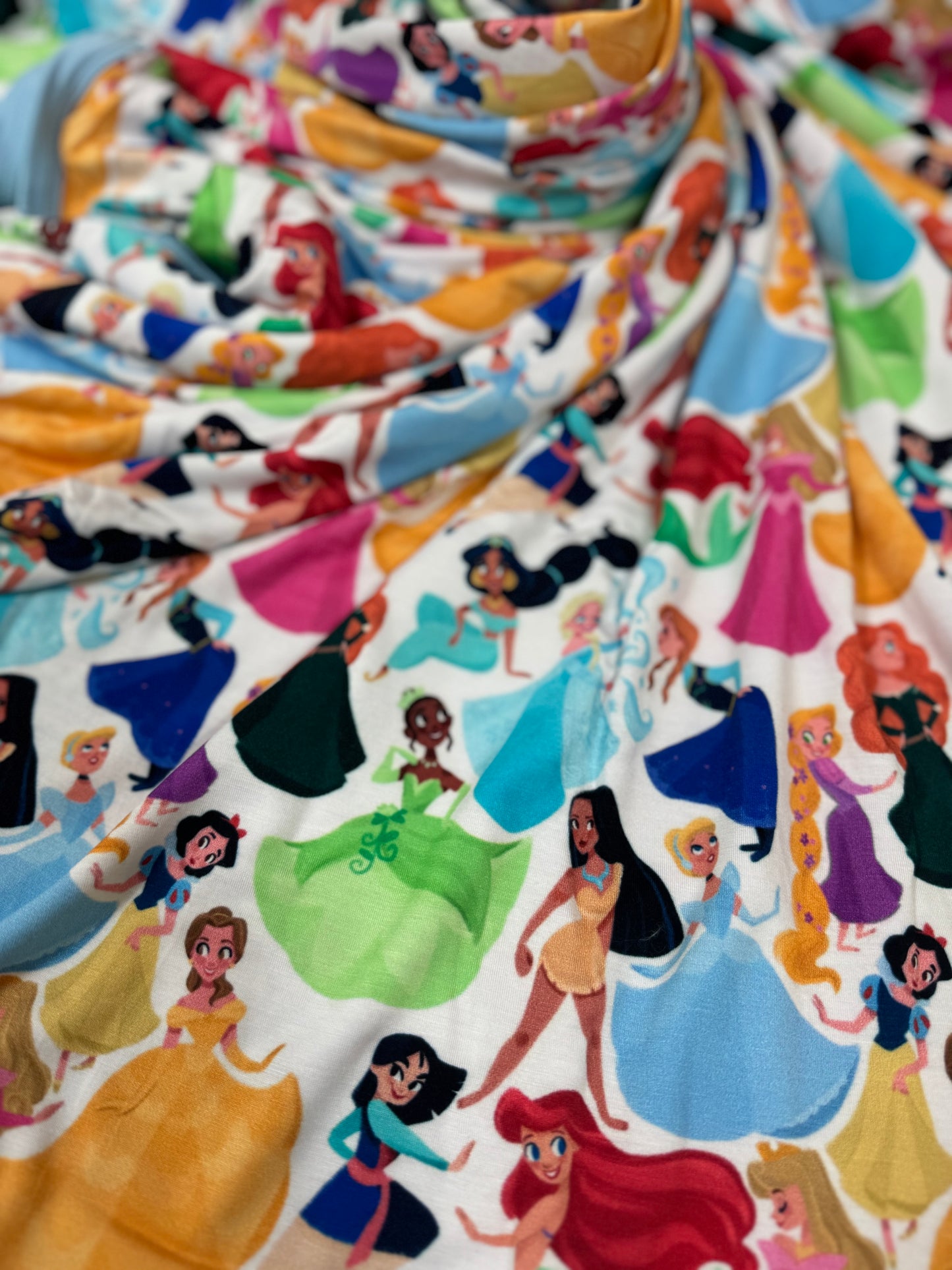 60" x 40" Bamboo Blanket: Princesses and More Princesses