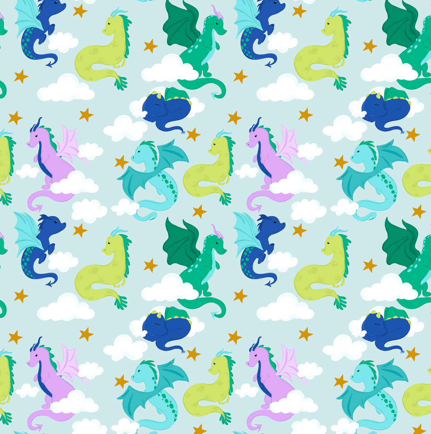 Two-Piece Pajamas: Dragon Dreams