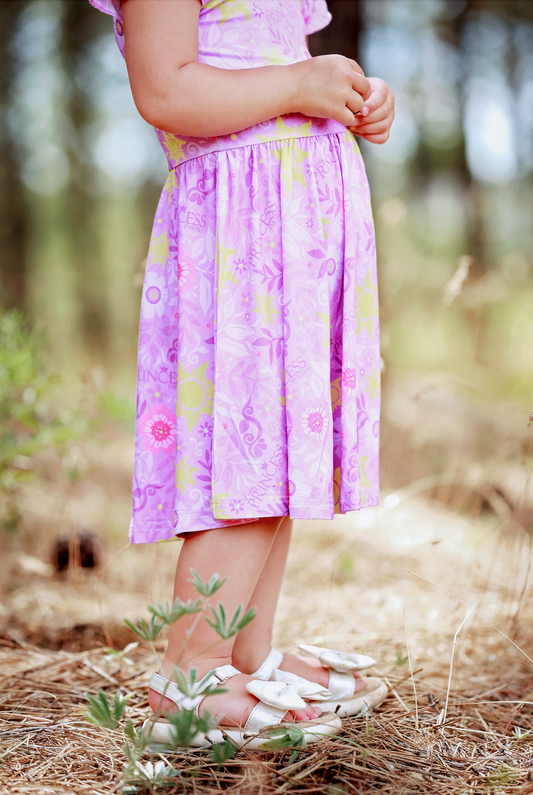 Flutter Dress: Rapunzel Vibes