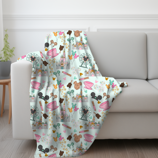 60" x 40" Bamboo Blanket: Park Treats