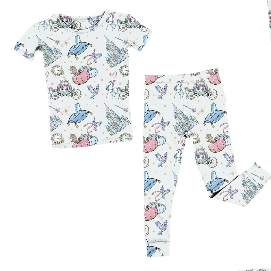 Two-Piece Pajamas:  Midnight Magic Cinderella